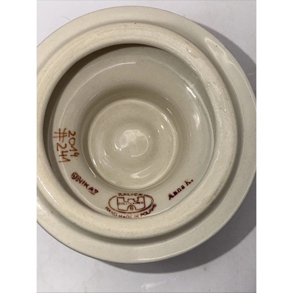 Polish Pottery Kalich Boleslawiec Ceramic 10